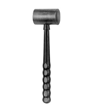 Mallet with lead filling